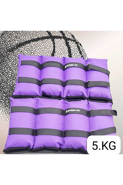 S ZEYREK 5 kg × 2 buc. Total 10 kg Set de greutăți pentru întărirea mușchilor încheieturii mâinii, piciorului, pungă de nisip