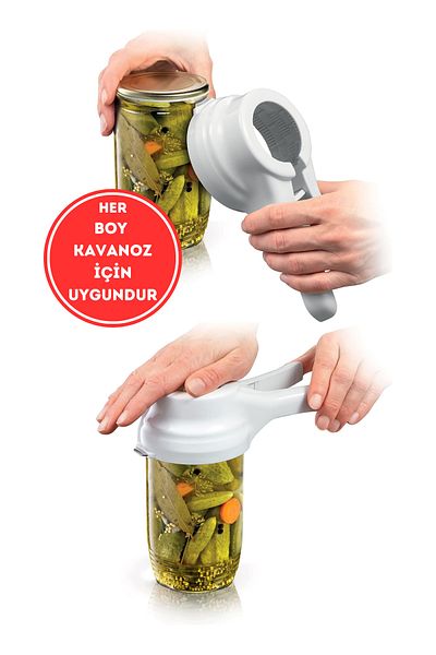 WAPPA Jar Opener Can Bottle Opener Compatible with All Sizes of Jars