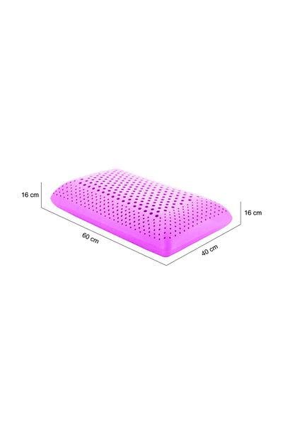 rahatsan Air Channel Dolphin Visco Orthopedic Pillow Purple