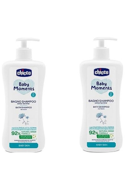 Chicco شامبو طبيعي للشعر والجسم من بيبي مومنتس 750 مل