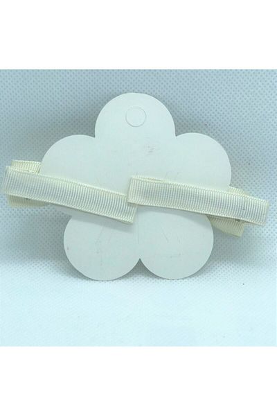 Lika Grosgrain مزدوج القوس الصغير مشبك الأزهار إكرو