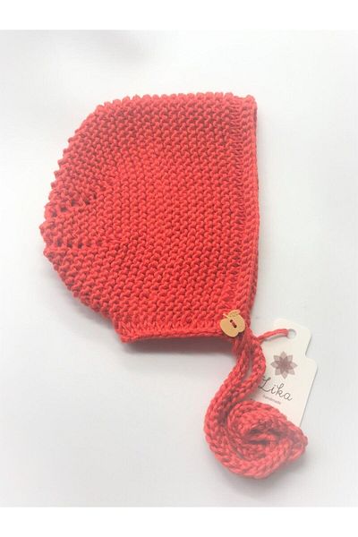 Lika Bamboo Knitted Baby Hat 6-9 Months (HAND MADE)