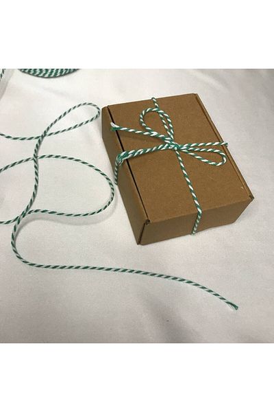 bisaccia Green White Two Color Rope Bundling Ornamental Rope Green Bracelet Rope 10 Meters