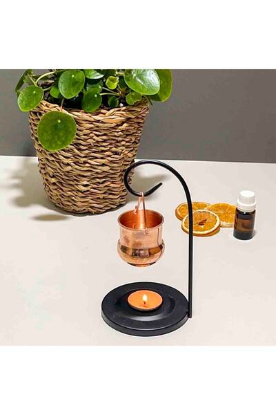 Lara Karma Metal Askılı El Yapımı Bakır Buhurdanlık
