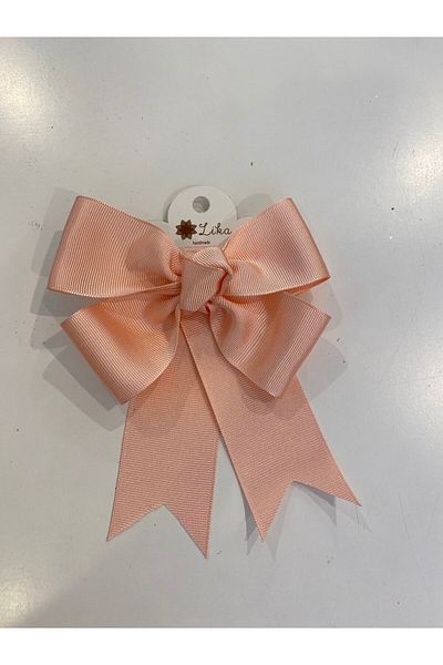 Lika 32 Tailed Stylish Knotted Large Bow Buckle Powder