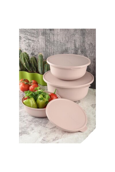 amaç yaşam ve ambalaj Trend Storage Container Set of 3 Colorful Storage Conta...