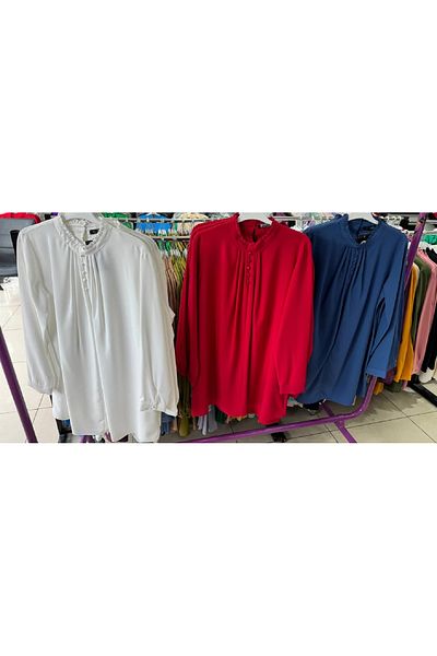 Sum DOMINANT COLLAR RUFFLE BUTTONED TUNIC