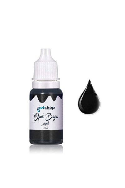 Getshop Opak Mat Boya Siyah