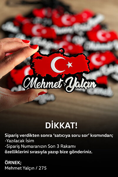 Pleksimanya Kişiye Özel Bayraklı Dikiz Aynası Süsü