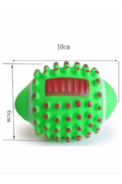 TUĞRA PET MARKET Colorful Cat Dog Biting Ball Sound Ball Toy Teether Colorful Biting Ball 1 Piece