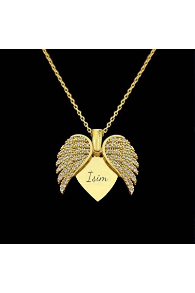 keyfim shop Kişiye Özel Melek Kanatlı Kolye