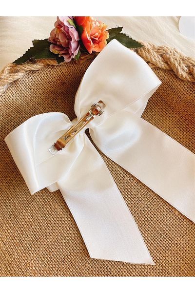 Yeşim Aksesuar Luxury Satin Bow Buckle, Bow Ribbon Satin Automatic Women's Buckle