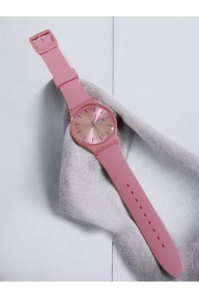 Brality (Pink) Unisex Wrist Watch with Silicone Band 0001
