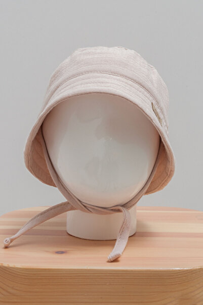 Caramell Draw Boy Summer Collection Light Brown 100% Cotton Muslin Men's Hat