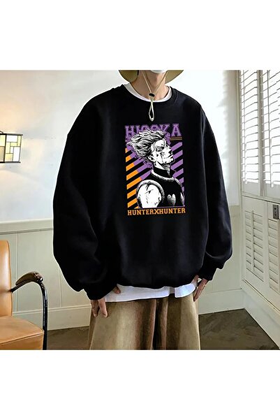 Le Savu Anime Hunter X Hunter Hisoka cu imprimeu Culoare neagră Unisex suprad...