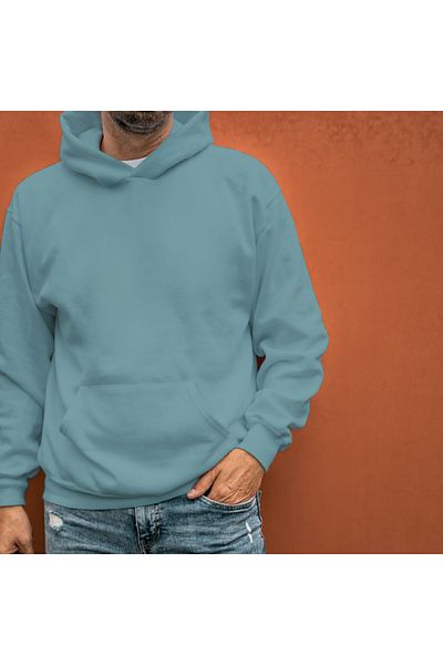 BEETON Hanorac oversize unisex, albastru Baby