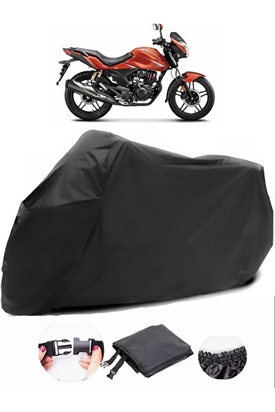 AutoZEL Hero Thriller قماش مشمع أسود للدراجات النارية مقاوم للماء