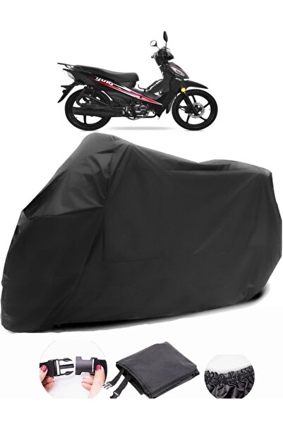 AutoZEL Yuki Attact 100 أسود متوافق مع الدراجات النارية من القماش المشمع المق...