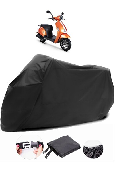 AutoZEL كوبا عنبية 50 قماش مشمع أسود للدراجات النارية مقاوم للماء