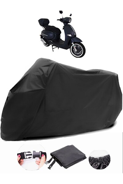 AutoZEL أرورا كابتشينو 125 متوافق مع القماش المشمع الأسود للدراجات النارية، ن...