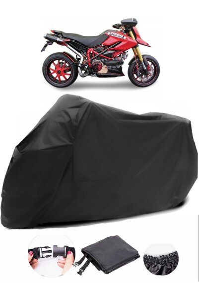 AutoZEL Ducati Hypermotard 1100 قماش مشمع أسود للدراجات النارية مقاوم للماء