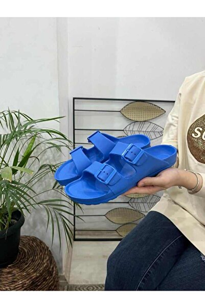 Behtah Kundura Подвійна пряжка Легка підошва М'яка і гнучка протиковзка пляжна підошва сад басейн сандалі тапочки