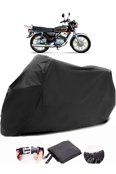 AutoZEL ياماها RX 135 قماش مشمع أسود للدراجات النارية مقاوم للماء