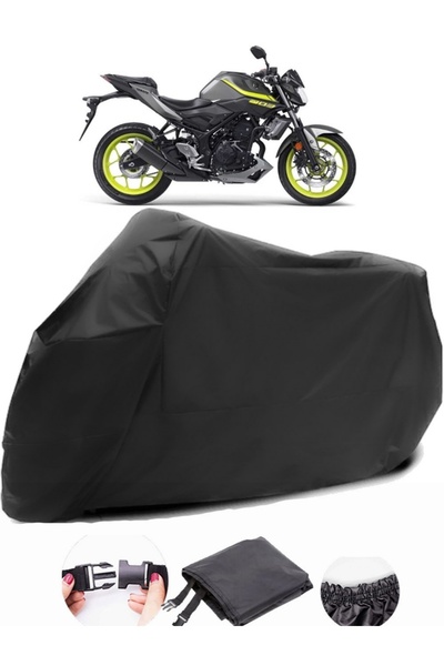 AutoZEL ياماها MT-03 قماش مشمع أسود للدراجات النارية مقاوم للماء