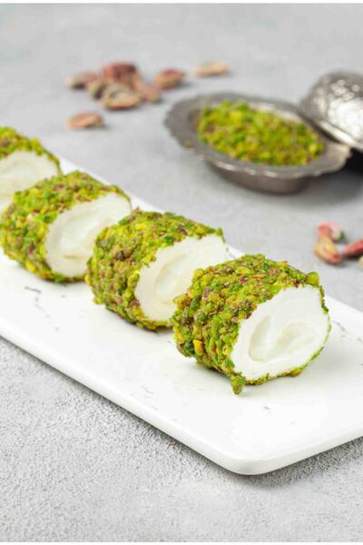 Hüsrevzade Antep Fıstığı Kaplamalı Kaymaklı Lokum 450 Gr.