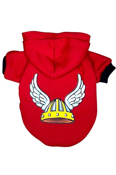 PetiliDünya Angel sweat Hooded Sweatshirt Dog suit Cat Outfit - patterned hoodie
