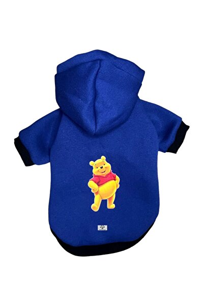 PetiliDünya winnie the pooh orange hoodie Kedi & Köpek Kıyafeti hoodie Sweatshirt %100 Pamuk
