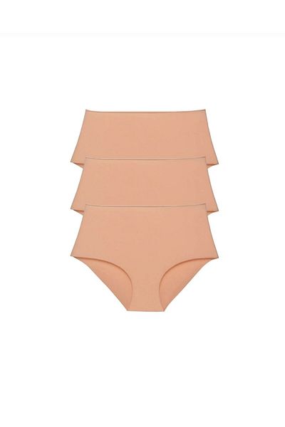 Neweste Laser Cut Seamless No-trace Midi εσώρουχα - Σετ 3, βαμβακερή κόλληση