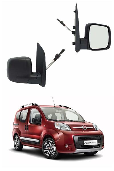 Tursan Fiat Fiorino Dış Dikiz Aynası Manuel Ayarlı Modellere Uyumlu Sağ Taraf...