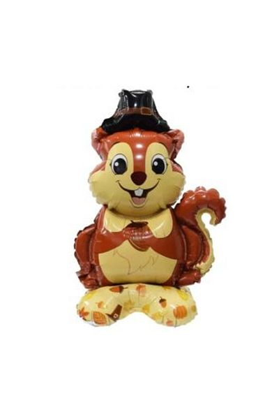 Bkmc Foil Balloon - Footed Squirrel