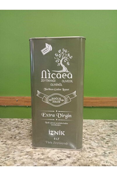 NİCAEA Natural Sızma Zeytinyağı Soğuk Sıkım YENİ MAHSUL 5 Lt.