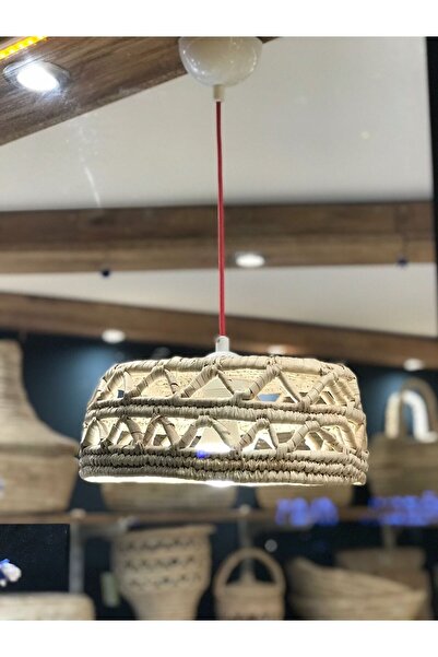 Savana El Yapımı Sanatları Alchemilla Hasır Tavan Aydınlatma