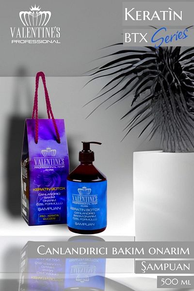VALENTINES PROFESSIONAL Keratin Botox - Revitalizing Care and Shampoo, Volume Full Hair
