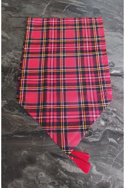dehaberk Plaid Pattern Runner