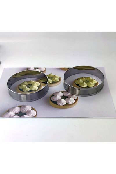 Nar kalıp Narkalıp Hamburger Bread Baking Mold Width 12cm Pack of 2