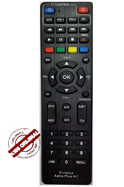 sunplus Astra Plus Hd Uyumlu Uydu Kumanda