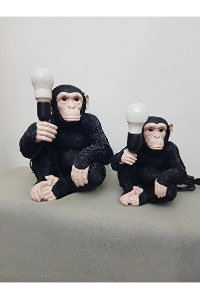 Arose MONKEY Lampshade Home and Office Decor - Animal Information Children's Room Lighting Set of 2