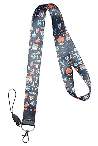 SEZA TEKSTİL Χειρουργός - Λουράκι τηλεφώνου με κορδόνι λαιμού