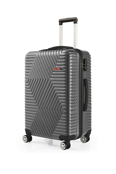 G&D Polo Suitcase Abs Koyu Gri Orta Boy Valiz 600.02-O