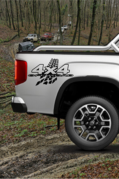 STİCKERCI BEY 2 قطعة 4×4 مجموعة ملصقات للطرق الوعرة