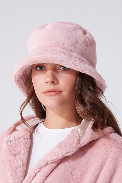 Makro Optik Rabbit Feather Bucket Plush Hat