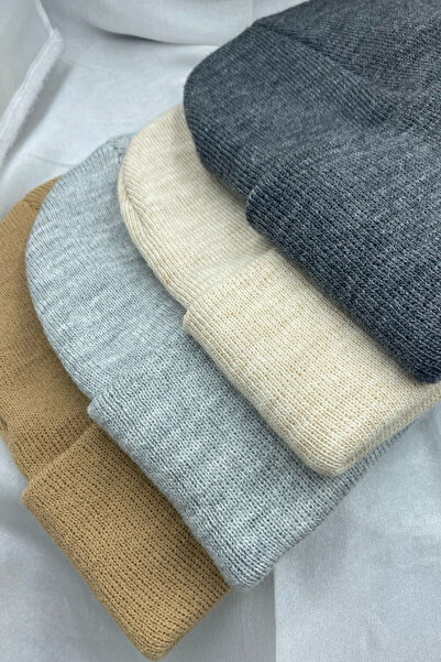 KISCHE Unisex Men's Women's Flexible Folded Basic Domestic Production 4-Piece Colorful Beret