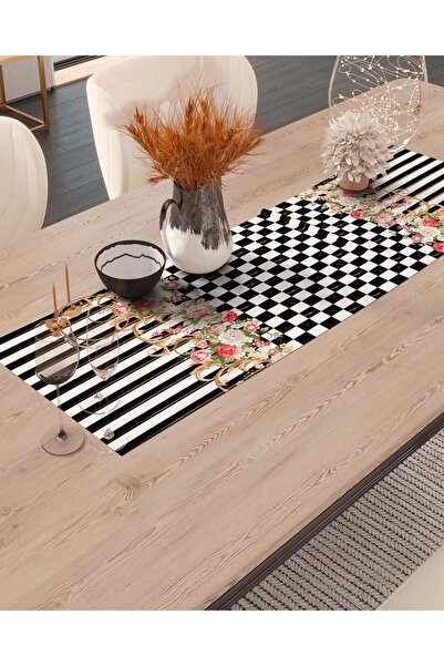 menesahome نموذج عتيق بنمط الورد الوردي المزخرف الرقمي المطبوع