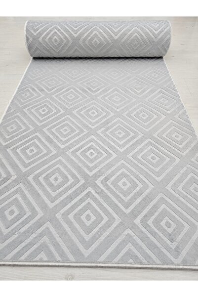 melian Lüx Kaymaz Taban Oda Koridor Mutfak Halı Gri