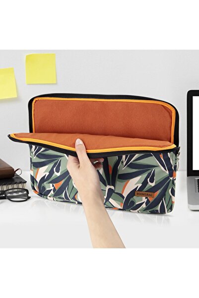 BOOMSBAG Macbook Air/pro Ultrabook 13-14 Inç Uyumlu Su Geçirmez Fermuarlı Darbe Önleyici Notebook Çantası