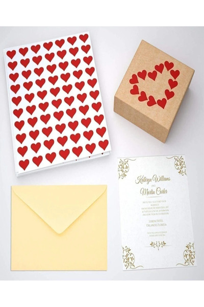 MAARS Red heart 250 pieces 3 cm